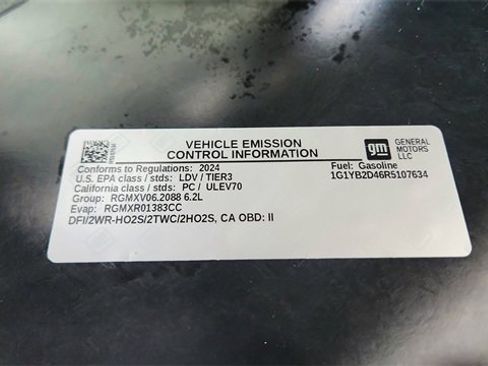 Used 2024 Chevrolet Corvette Stingray w/ Stealth Interior Trim Package image 53