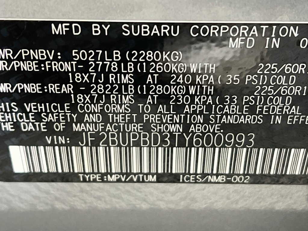 New 2026 Subaru Outback Premium AWD/4WD image 23