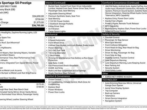 Used 2024 Kia Sportage SX image 31