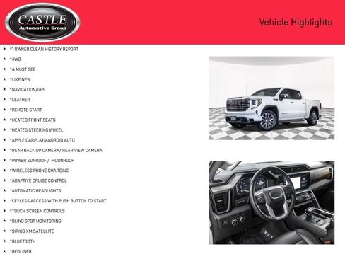 Used 2023 GMC Sierra 1500 Denali w/ Denali Reserve Package AWD/4WD image 3