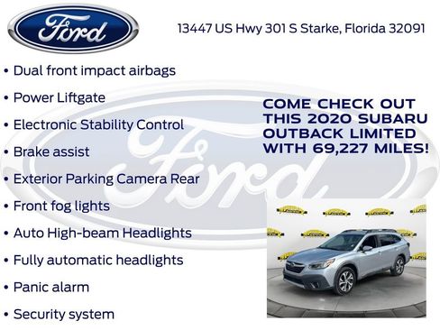 Used 2020 Subaru Outback Limited image 30