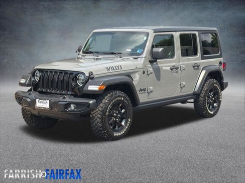 Certified 2022 Jeep Wrangler Unlimited Sport AWD/4WD image 1