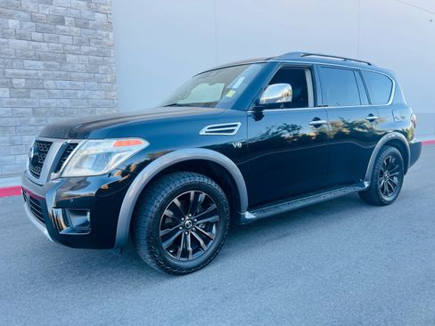 Used 2018 Nissan Armada Platinum w/ Captain Seat Package AWD/4WD image 2