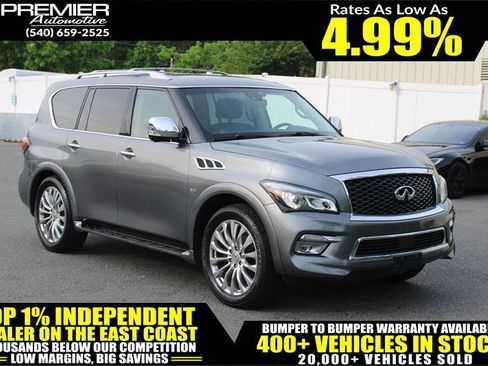 Used 2017 INFINITI QX80 4WD w/ Deluxe Technology Package image 1