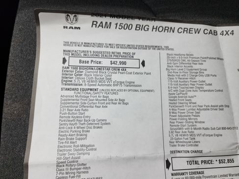 Used 2021 RAM 1500 Big Horn image 58