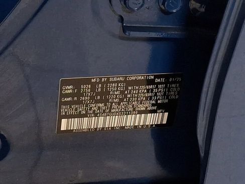Certified 2025 Subaru Outback Wilderness AWD/4WD image 30