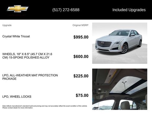 Used 2017 Cadillac CTS Luxury AWD/4WD image 5