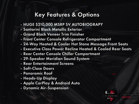 Used 2020 Land Rover Range Rover SV Autobiography Dynamic AWD/4WD image 2