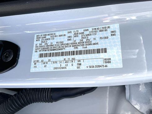 Certified 2021 Ford F150 Lariat w/ Equipment Group 502A High AWD/4WD image 34