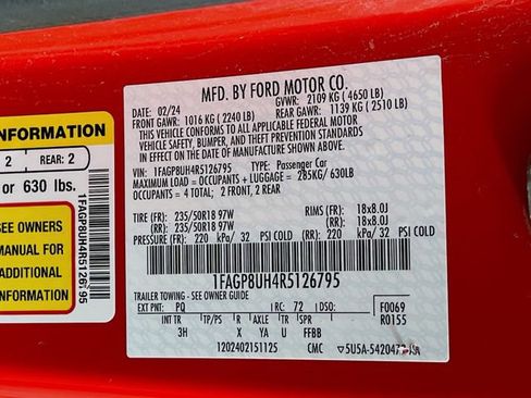 Used 2024 Ford Mustang Premium RWD image 28
