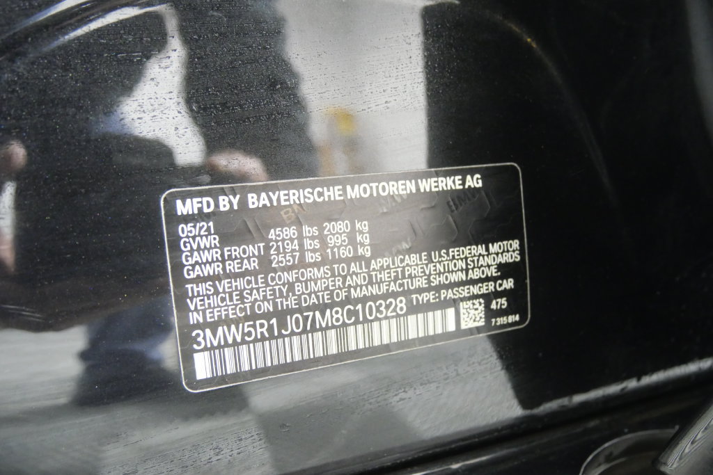 Used 2021 BMW 330i Sedan w/ Premium Package RWD image 30