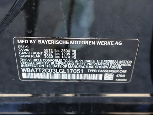 Used 2020 BMW 740i 740i image 60