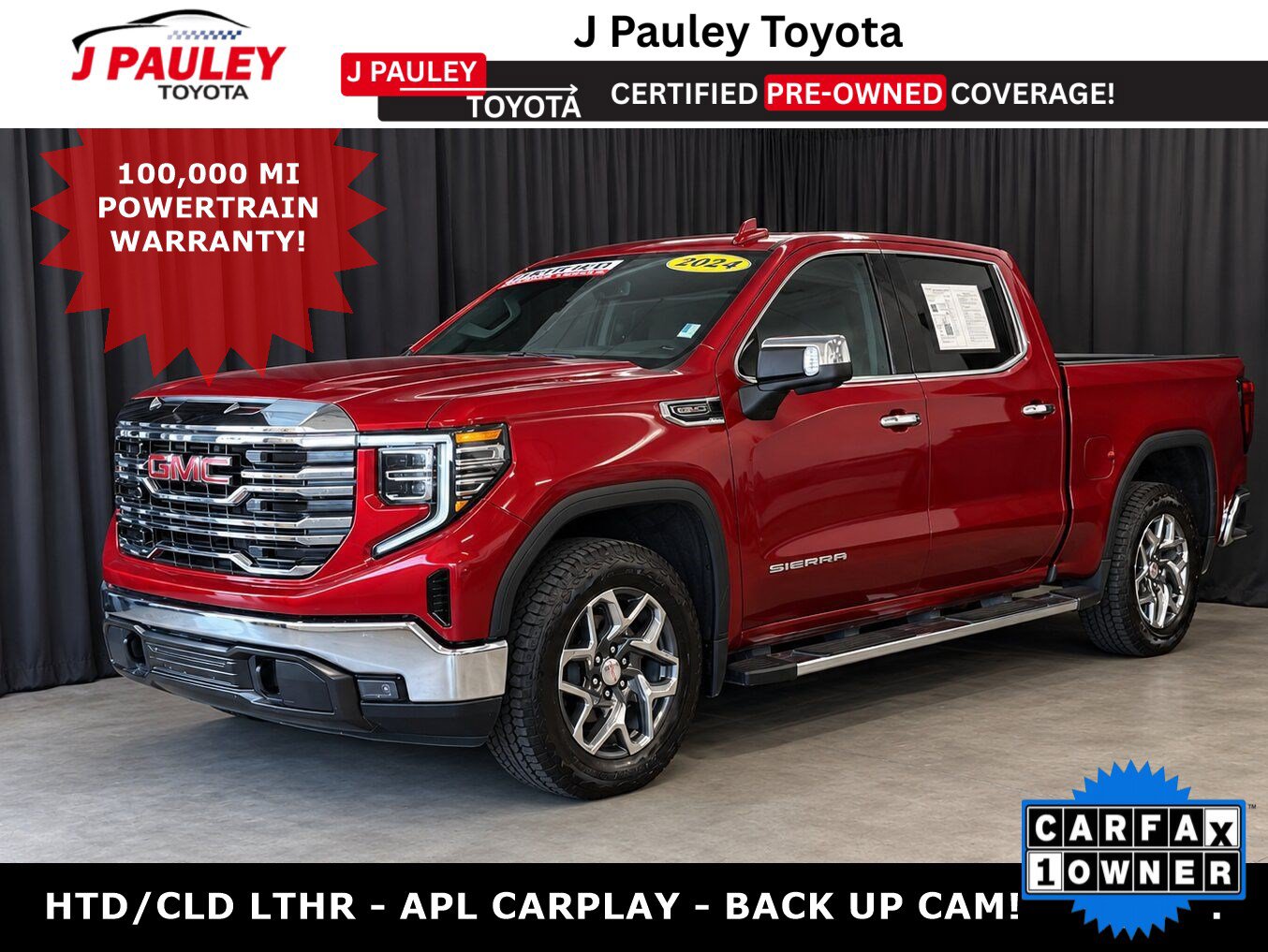 Used 2024 GMC Sierra 1500 SLT w/ SLT Premium Package RWD image 1