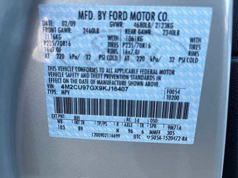Used 2009 Mercury Mariner Premier image 9