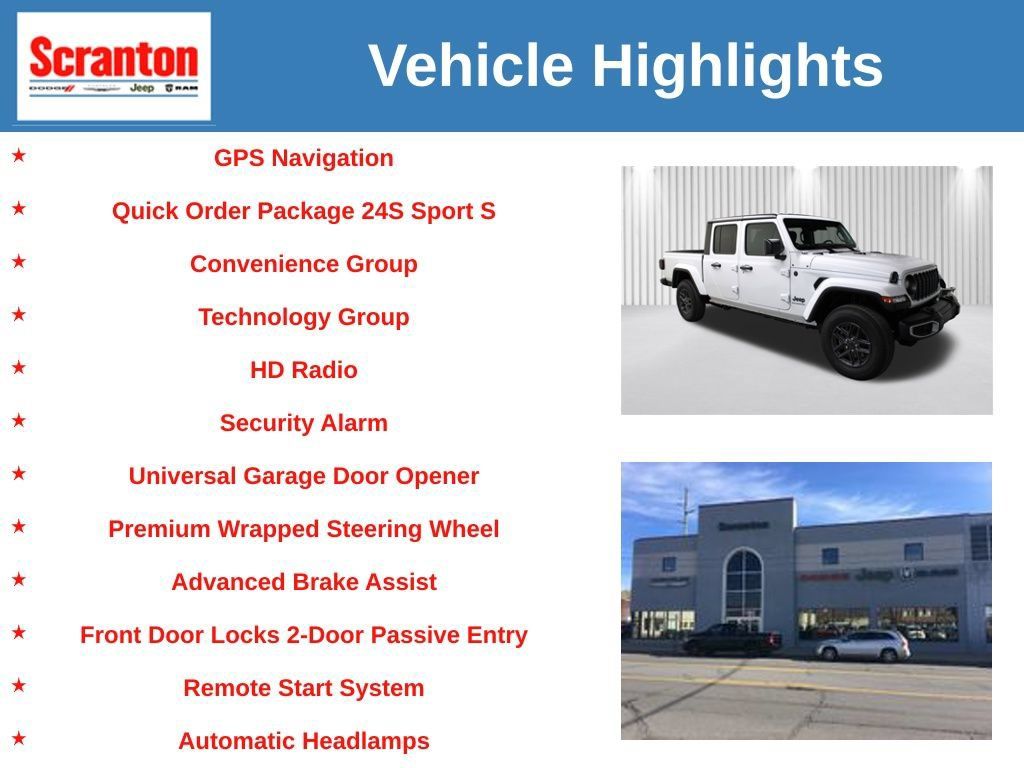 New 2026 Jeep Gladiator Sport AWD/4WD image 6