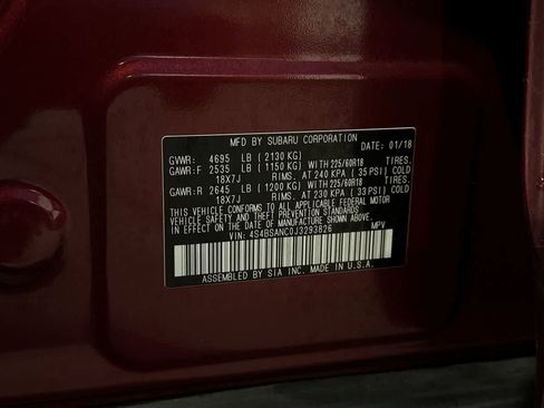 Used 2018 Subaru Outback 2.5i Limited image 24