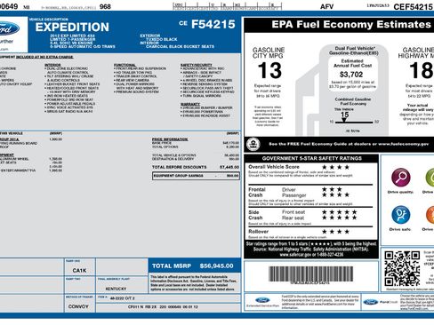 Used 2012 Ford Expedition Limited AWD/4WD image 2
