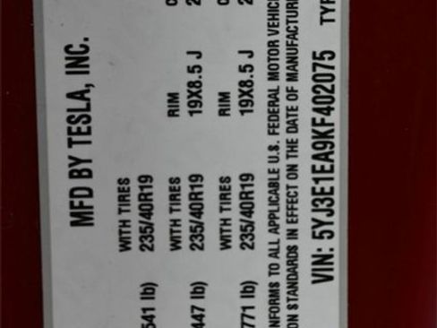 Used 2019 Tesla Model 3 Standard Range Plus image 7