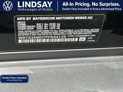 Used 2023 BMW i4 eDrive35 w/ Premium Package RWD image 26