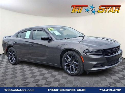 Certified 2023 Dodge Charger SXT w/ Blacktop Package RWD image 1