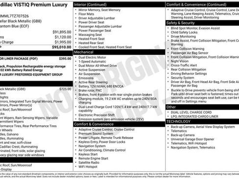 New 2026 Cadillac Vistiq Premium Luxury w/ LPO, Floor Liner Package AWD/4WD image 18