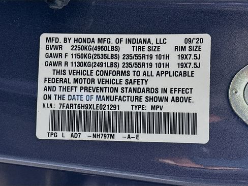 Used 2020 Honda CR-V Touring image 12
