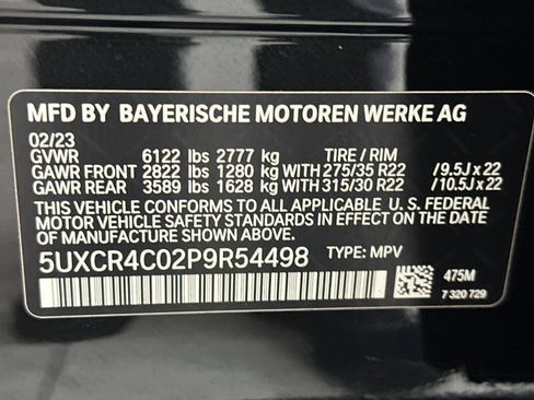 Certified 2023 BMW X5 sDrive40i w/ M Sport Package RWD image 20