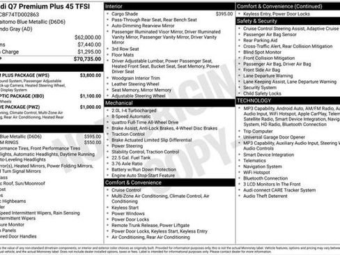 Certified 2026 Audi Q7 2.0T Premium Plus w/ Premium Plus Package AWD/4WD image 41