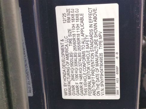 New 2026 Honda Passport RTL image 35