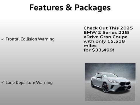 Used 2025 BMW 228i xDrive w/ M Sport Package image 8