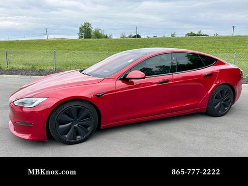 Used 2021 Tesla Model S Plaid AWD/4WD image 1