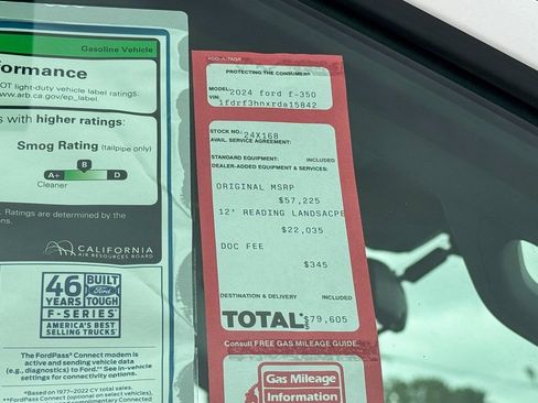 New 2024 Ford F350 XL w/ Snow Plow Prep Package image 12