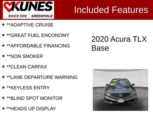 Used 2020 Acura TLX w/ Technology & A-SPEC Package FWD image 3