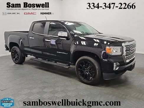 Used 2022 GMC Canyon Denali w/ Denali Black Edition Package AWD/4WD image 1