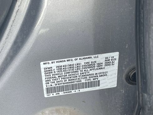 Used 2019 Honda Pilot Elite image 9