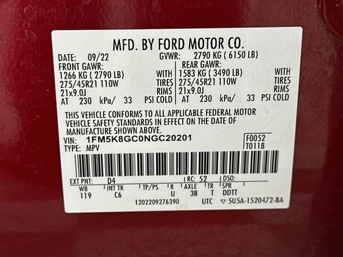Used 2022 Ford Explorer ST w/ Equipment Group 401A AWD/4WD image 34