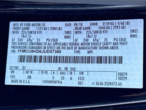 Used 2018 Ford Escape SEL image 29