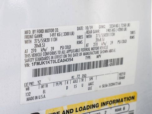 Used 2020 Ford Expedition Max Limited w/ Equipment Group 301A image 36