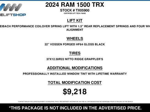 Used 2024 RAM 1500 TRX image 2