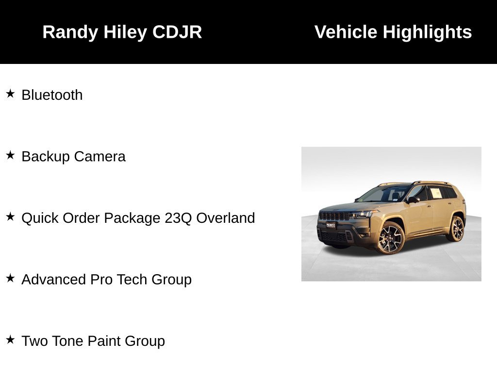 New 2026 Jeep Cherokee Overland w/ Advanced Pro Tech Group AWD/4WD image 5