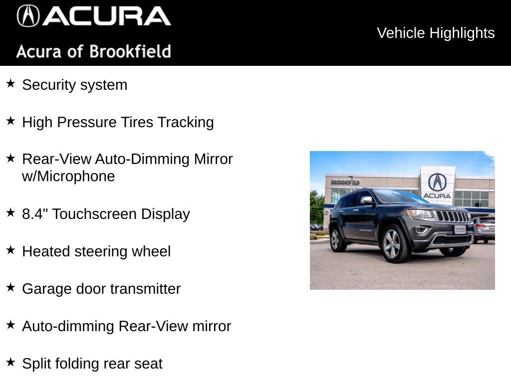 Used 2015 Jeep Grand Cherokee Limited w/ Trailer Tow Group IV AWD/4WD image 20