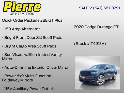 Used 2020 Dodge Durango GT AWD/4WD image 6