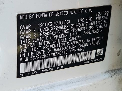 Certified 2023 Honda HR-V LX image 26