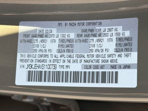 Used 2025 MAZDA CX-70 Plug-In Hybrid w/ Premium Plus AWD/4WD image 37