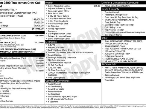 Used 2024 RAM 2500 Tradesman w/ Chrome Appearance Group image 36