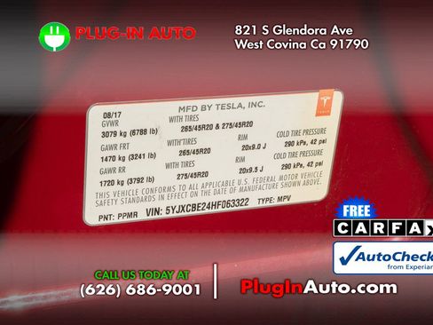 Used 2017 Tesla Model X 100D image 11