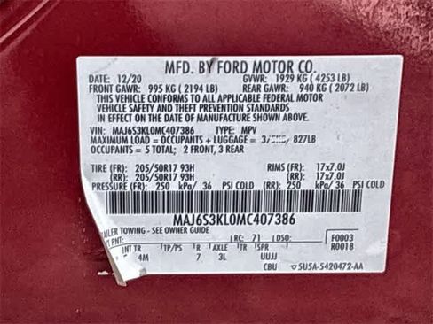 Used 2021 Ford EcoSport Titanium image 39