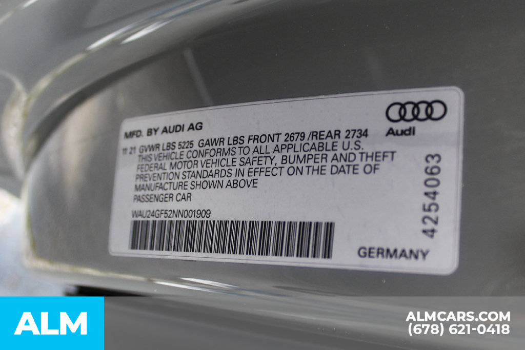 Used 2022 Audi S5 Premium w/ Convenience Package AWD/4WD image 40