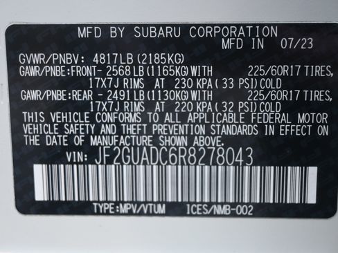 Certified 2024 Subaru Crosstrek 2.0i Premium image 36