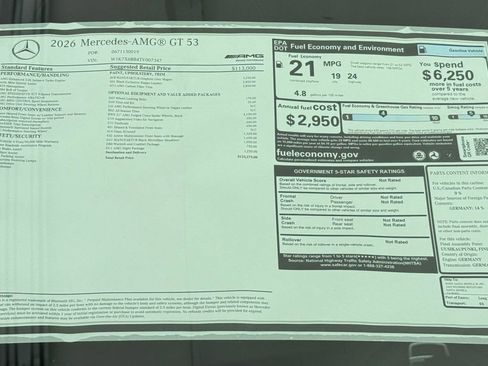 New 2026 Mercedes-Benz AMG GT 53 image 31